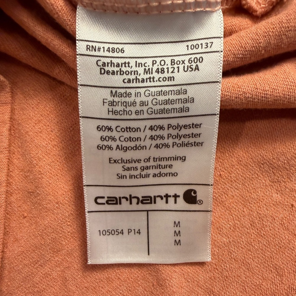 Carhartt‎ 1889 Graphic Long Sleeve Pocket T-Shirt Men's Medium Relaxed Fit - Picture 4 of 9